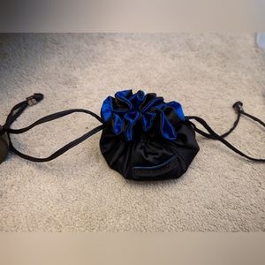 BCBG MAXAZRIA reversible mini satin pouch